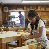 New Canaan Country School Photo #7 - There are spaces dedicated to student wood working, jewelry making, maple sugaring, innovations and community gathering.