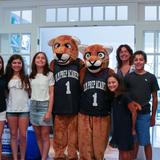 Our Lady Of Mercy Preparatory Academy Photo #2 - OLM Prep students with Principal Knowles at the summer picnic.