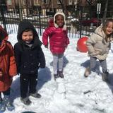 Montessori School Of Chevy Chase Photo #2 - We love playing in the snow. We go outside and play every day.