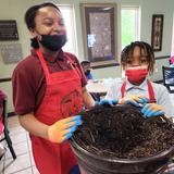 Priest Lake Christian Academy Photo #6 - We are learning about roots and soil.