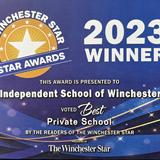 Independent School of Winchester Photo #3 - ISW was delighted to accept our third Best Private School award from supporters in the Winchester area!