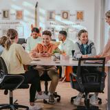 Fusion Academy Berkeley Photo #4 - Our Homework Cafe is where students can complete homework as part of their school day and socialize with friends.