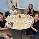 The Greene School Photo - Students practicing conversational Spanish together in world language class