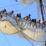A+ World Academy Photo #6 - A+ World Academy students hoisting a sail