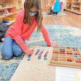 Guidepost Montessori At Lake Norman Photo #4 - Our elementary program is a dual-language classroom, where students learn to read, write, and speak in Spanish alongside their English subjects!