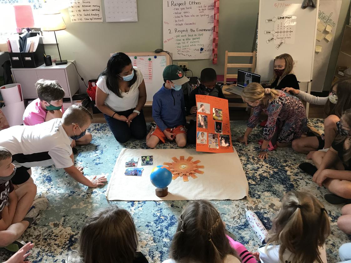 Guidepost Montessori at Lake Norman Photo - At Guidepost Montessori, we celebrate children's birthdays with a walk around the sun!