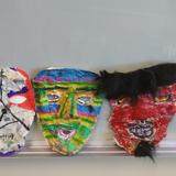 Sophia Academy Photo #5 - Masks made after reading Lord of the Flies