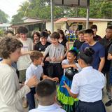 Millennium School Of San Francisco Photo #4 - International travel in 8th grade: Our students visiting a local school in Costa Rica.