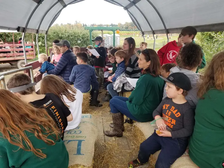 Kardia Classical School Photo #2 - We go on one optional field trip a month and always have a blast! Our first one of the year was to a Washington State themed corn maze.