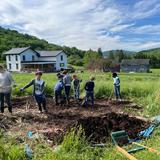 Bovina Center Montessori School Photo #8 - Middle School in the milpa garden.