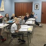 Gulf Coast Classical Academy Photo #4 - GCCA students in Latin class.