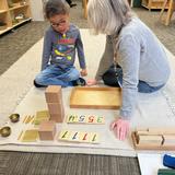 Pinyon Montessori Photo #5 - The didactic materials employed are designed with a specific educational purpose, serving as pedagogical aids or teaching resources. However, they also offer a self-learning experience for children, enabling them to independently assess the accuracy of their activities. This autonomy allows children to recognize and rectify their efforts without immediate teacher intervention. Our educational approach embraces individualized lesson plans, allowing each