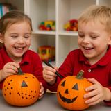 ALBRICH Academy Photo - Pumpkin Play: Fun and Safe Ways to Celebrate Fall with Our PreschoolersFall is one of the most magical times of the year at Albrich Academy! The colors are changing, the air is crisp, and our classrooms are filled with laughter, creativity, and the cozy excitement of the season. One of our favorite traditions is decorating pumpkins, a timeless activity that lets preschoolers explore art, sensory play, and safety all at once. ALBRICH Academy Photo - Pumpkin Play: Fun and Safe Ways to Celebrate Fall with Our PreschoolersFall is one of the most magical times of the year at Albrich Academy! The colors are changing, the air is crisp, and our classrooms are filled with laughter, creativity, and the cozy excitement of the season. One of our favorite traditions is decorating pumpkins, a timeless activity that lets preschoolers explore art, sensory play, and safety all at once.
