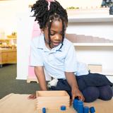 Hand In Hand Christian Montessori Photo #11 - Children have numerous opportunities to learn from materials that go into their hands.