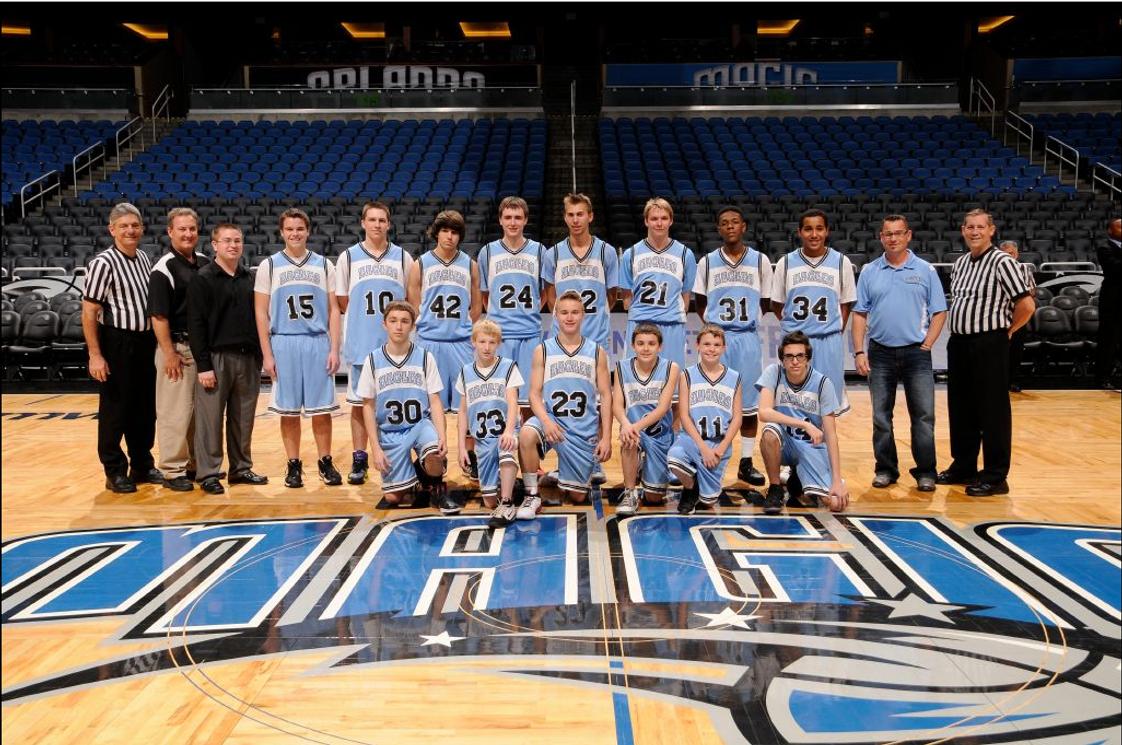 Elfers Christian School Photo - Elfers Eagles 2015 at the Orlando Magic during our high school Court of Dreams Event.