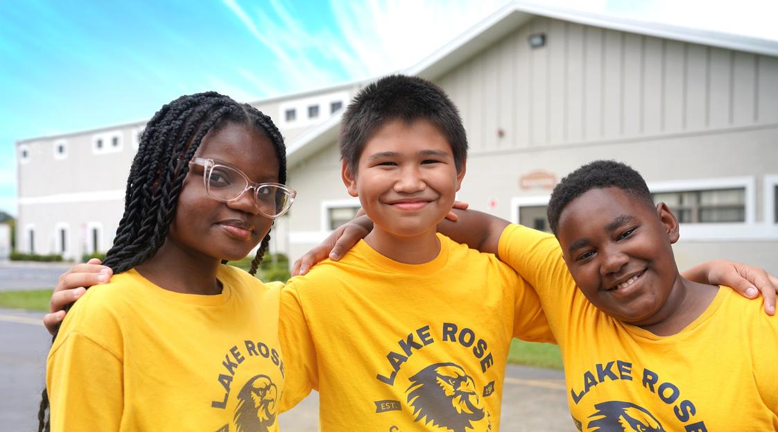 Lake Rose Christian Academy Photo - Students smile between classes at Lake Rose Christian Academy.