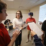 Saint Andrew's School Photo #2 - AP Pre-calc math students in Dr. Winer's class.