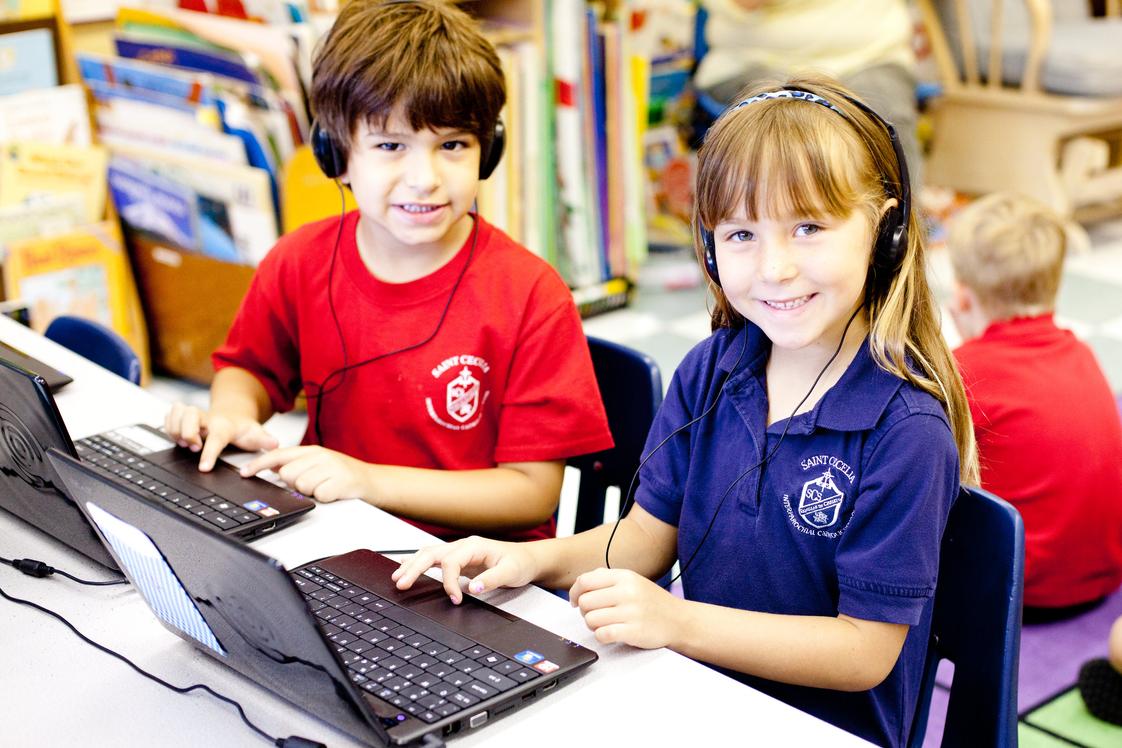St. Cecelia Catholic School Photo #5 - St. Cecelia Interparochial Catholic School is diligently working to ensure our students have critical skills for success. We are very fortunate to have technology integrated in all of our classes from PreK-3 to 8th grade.
