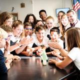 The Christ School Photo - Our Science curriculum provides a challenging, exploratory learning environment. The scientific method is applied through hands-on labs, field trips and classroom activities. Areas of study include Earth Science, Life Science and Physical Science.