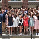 Augusta Preparatory Day School Photo #6 - Augusta Prep's 2022 National Honor Society members pose for a group photo.