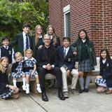 Pinecrest Academy Photo #1 - Our students are known by first name by all of their teachers and are taught in a loving, nurturing environment, with Christ always at the center. We teach through the lens of beauty, goodness, and truth, recognizing the dignity of every child, embracing the God-given talents of each.