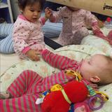 Westbrook KinderCare Photo #3 - Daniella and Payton working together and building a friendship.