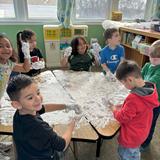 Zion-Concord Lutheran School Photo #4 - Sensory time with shaving cream in preschool!