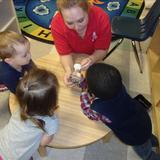 Palatine KinderCare Photo #1 - Miss Desiree engages our Discovery Preschool children in many science and sensory activities throughout the day!
