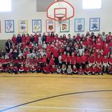 St. Alphonsus Liguori School Photo #2 - Saint Alphonsus Liguori School students stand against bullying with the Chicago Bears!