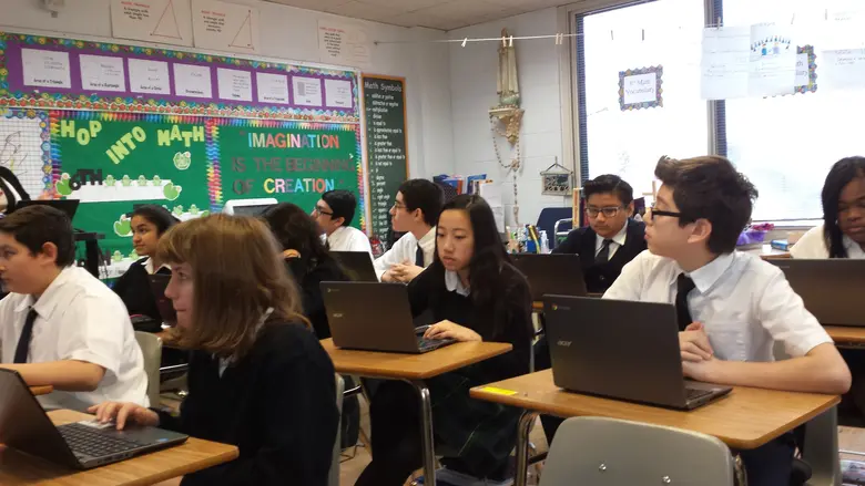 St. John Vianney School Photo #2 - At St. John Vianney School we're committed to surrounding students in a Catholic environment with academic excellence. We offer classes for PreSchool 3 and 4 to 8th grade. Our personalized learning allows students to reach their highest potential.