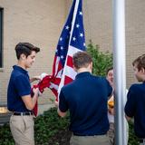 St. Theresa School Photo #7 - A morning prayer is followed by the Pledge of Allegiance each day.