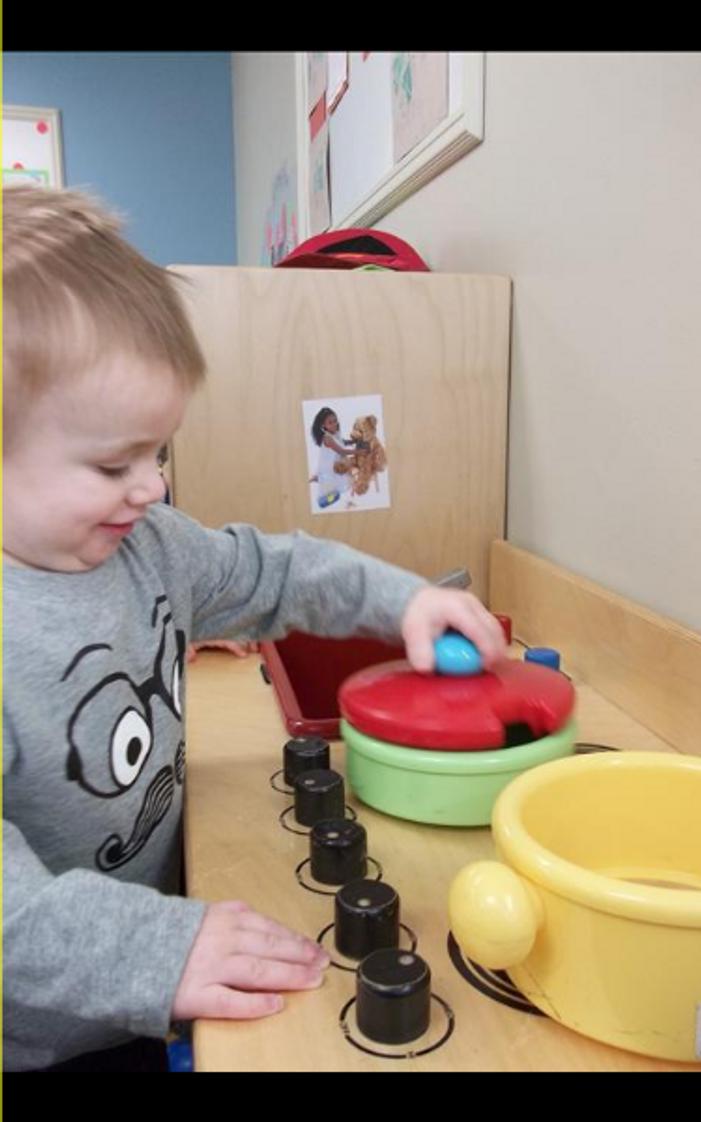 East Riverside KinderCare Photo - The toddlers love to explore and pretend in the Dramatic Play Area