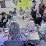 Calvary Christian School Photo - Students To build gingerbread houses at Christmas