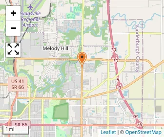 Map of Evansville Day School