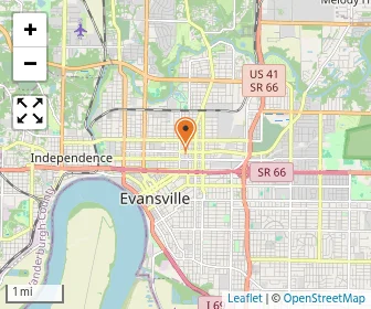 Map of Evansville Lutheran School
