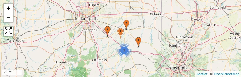 Related schools map