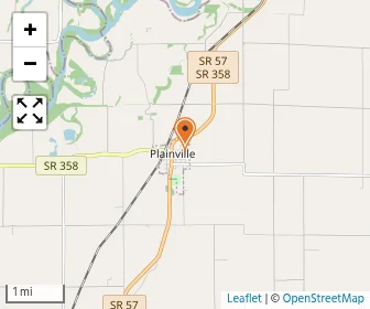 Map of Hickory Ridge Amish School