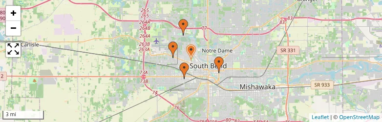 Related schools map