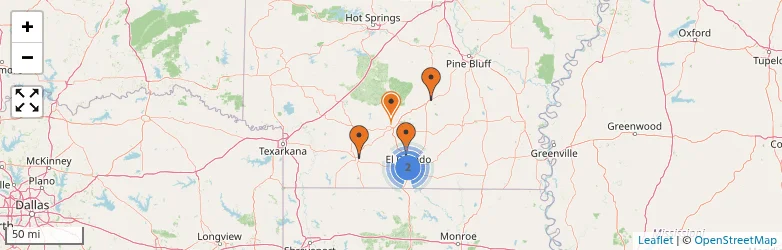 Related schools map