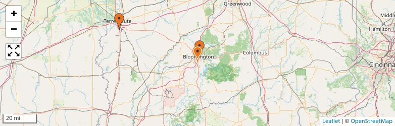 Related schools map