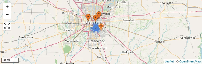 Related schools map