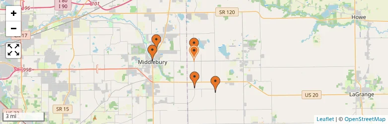 Related schools map