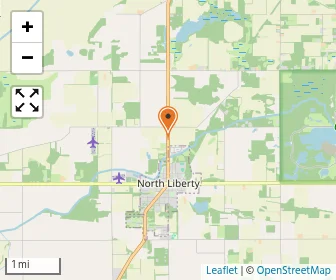 Map of North Liberty Christian School
