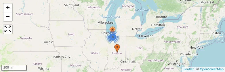 Related schools map