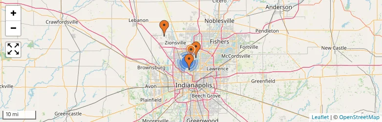 Related schools map