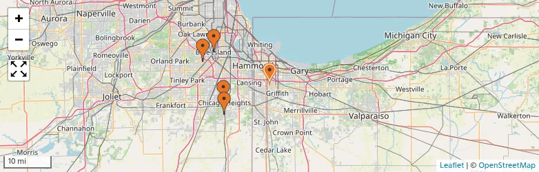 Related schools map