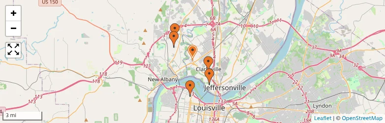 Related schools map