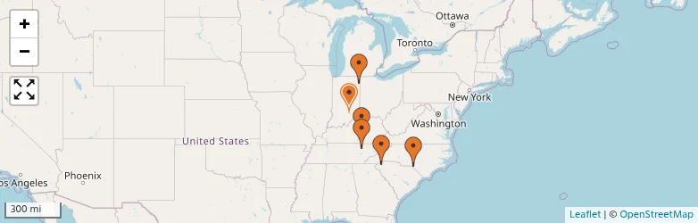 Related schools map