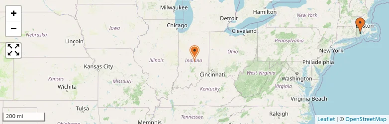 Related schools map