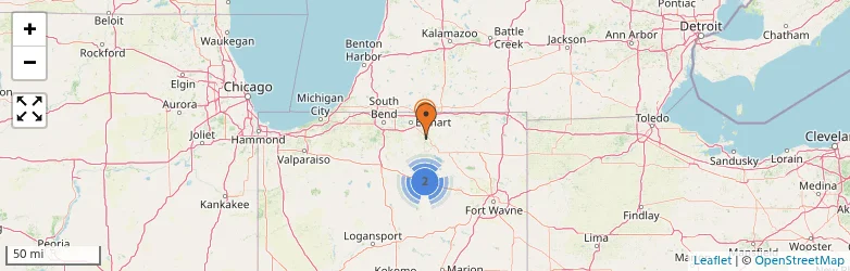 Related schools map
